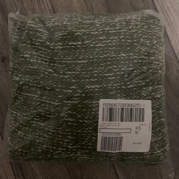 NWT C. WONDER CASCADE FRINGE CARDIGAN SMALL OLIVE - Picture 9 of 10